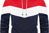 Men’s stitched pullover Fleece kangaroo hoodie by Qasim Qasimali