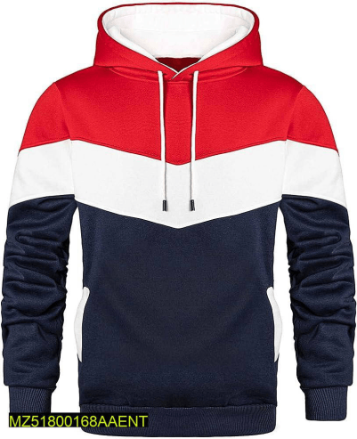 Men’s stitched pullover Fleece kangaroo hoodie by Qasim Qasimali
