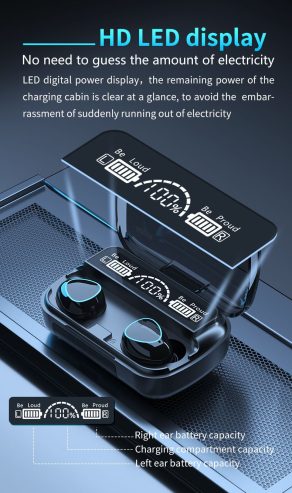 M10 Wireless Bluetooth Earbuds & Headphones V5.1 Bluetooth Earphones T by Kashif Khan