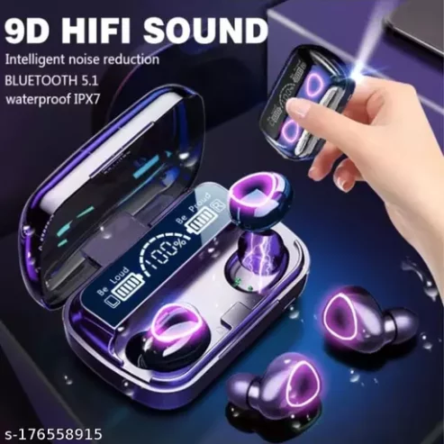 TWS M10 Earbuds Bluetooth 5.1 Earphones 3500mAh Charging Box Wireless by Ramiz Khan
