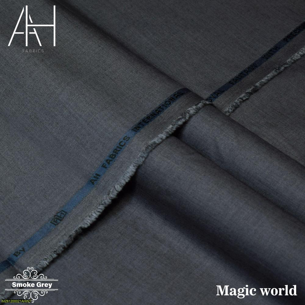 Men’s Unstitched Wash and Wear Textured Suit by Zaeem Gul