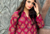 2 pcs women’s stitched linen printed suit by Alishan Saifullah