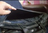 Leather Laptop Bag by ayesha kamran