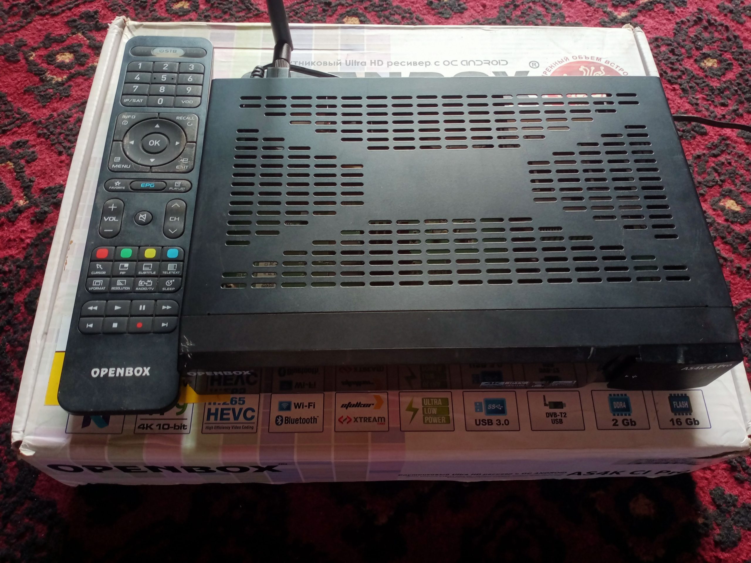 Openbox as4k ci fro Full 4K Android Receiver by JAVED KHAN