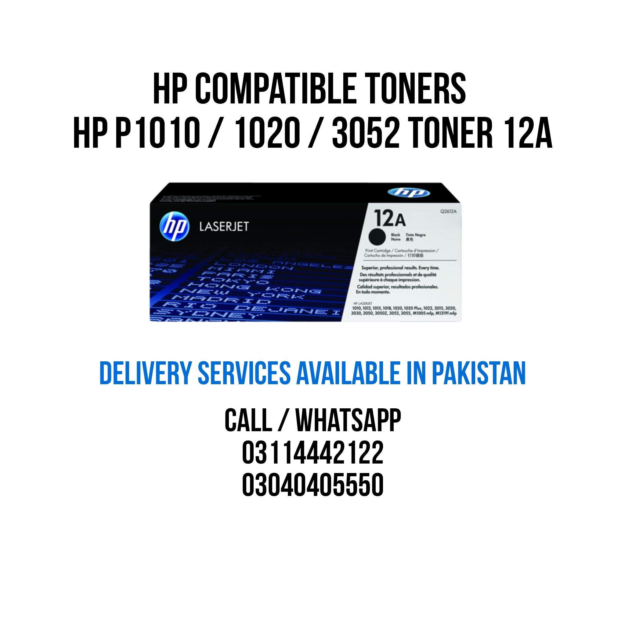 Hp LaserJet Printer Toners Compatible and Original Available by Malik Aamir Raza Khokhar