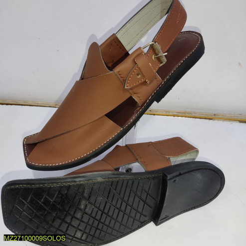 Leather Afridi Chapal for Men’s by Muzammil Tahir