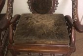 Wood Sofa Set 5 Seater by Shahzeb Yaqoob