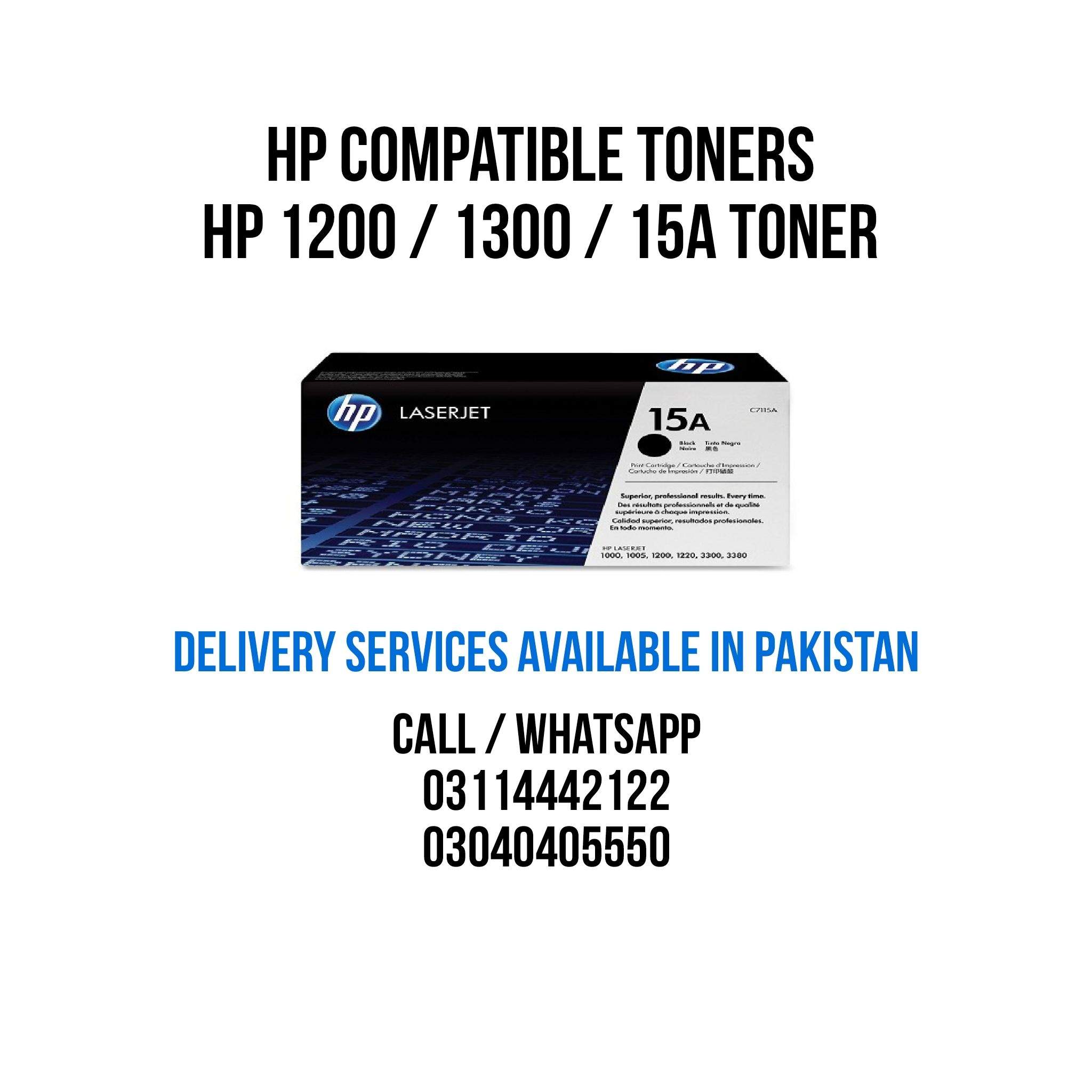 Hp LaserJet Printer Toners Compatible and Original Available by Malik Aamir Raza Khokhar