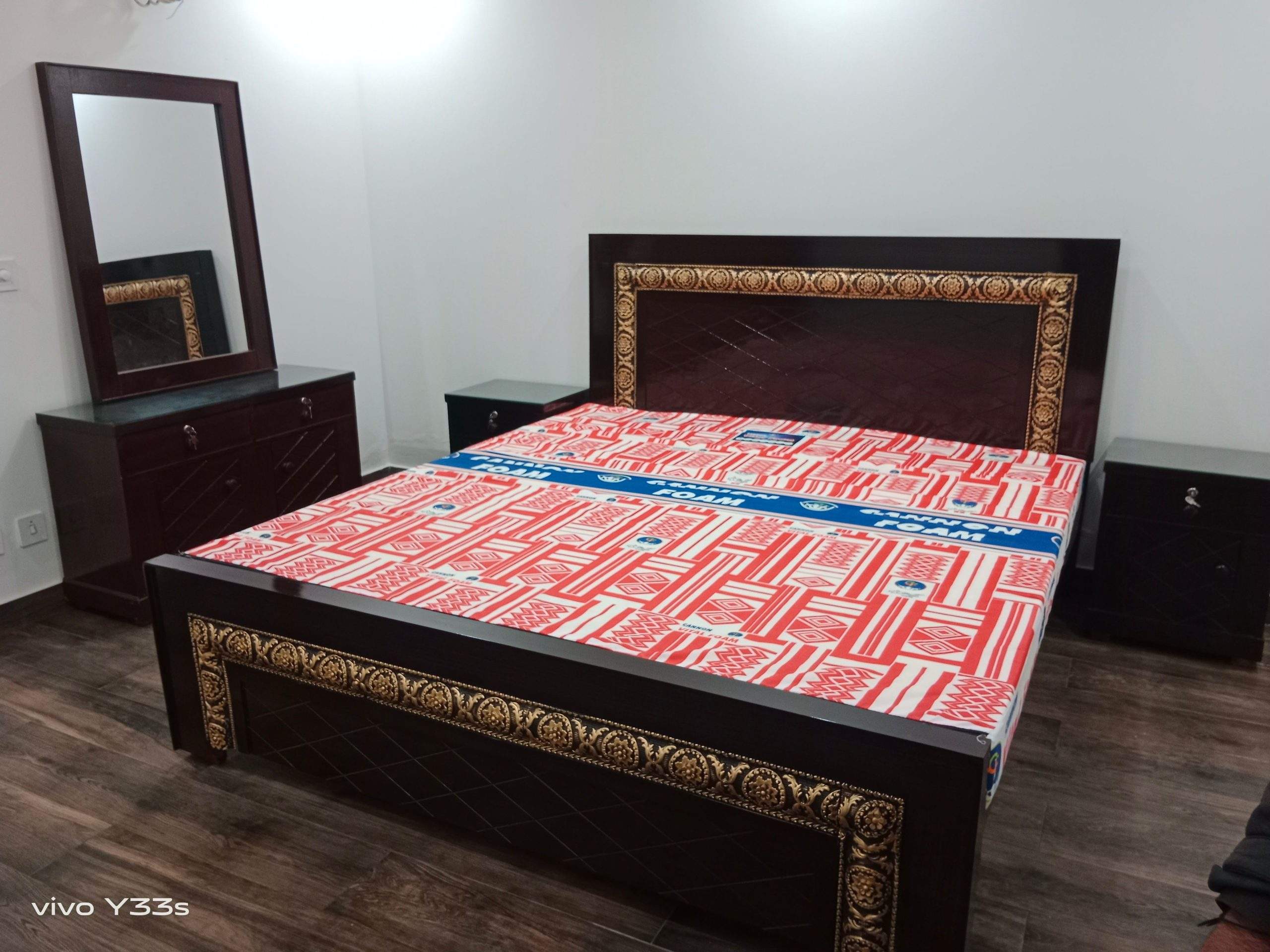 Double Bed Wooden Sale New by Zeshan Wood Furniture