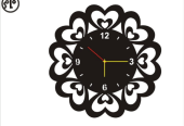 MDF Wood Wall Clock by Ahad Jain