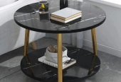 Water Proof Double Layers Marble Corner Table by Ahad Jain