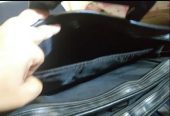 Leather Laptop Bag by ayesha kamran