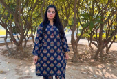 2 pcs women’s stitched linen printed suit by Alishan Saifullah