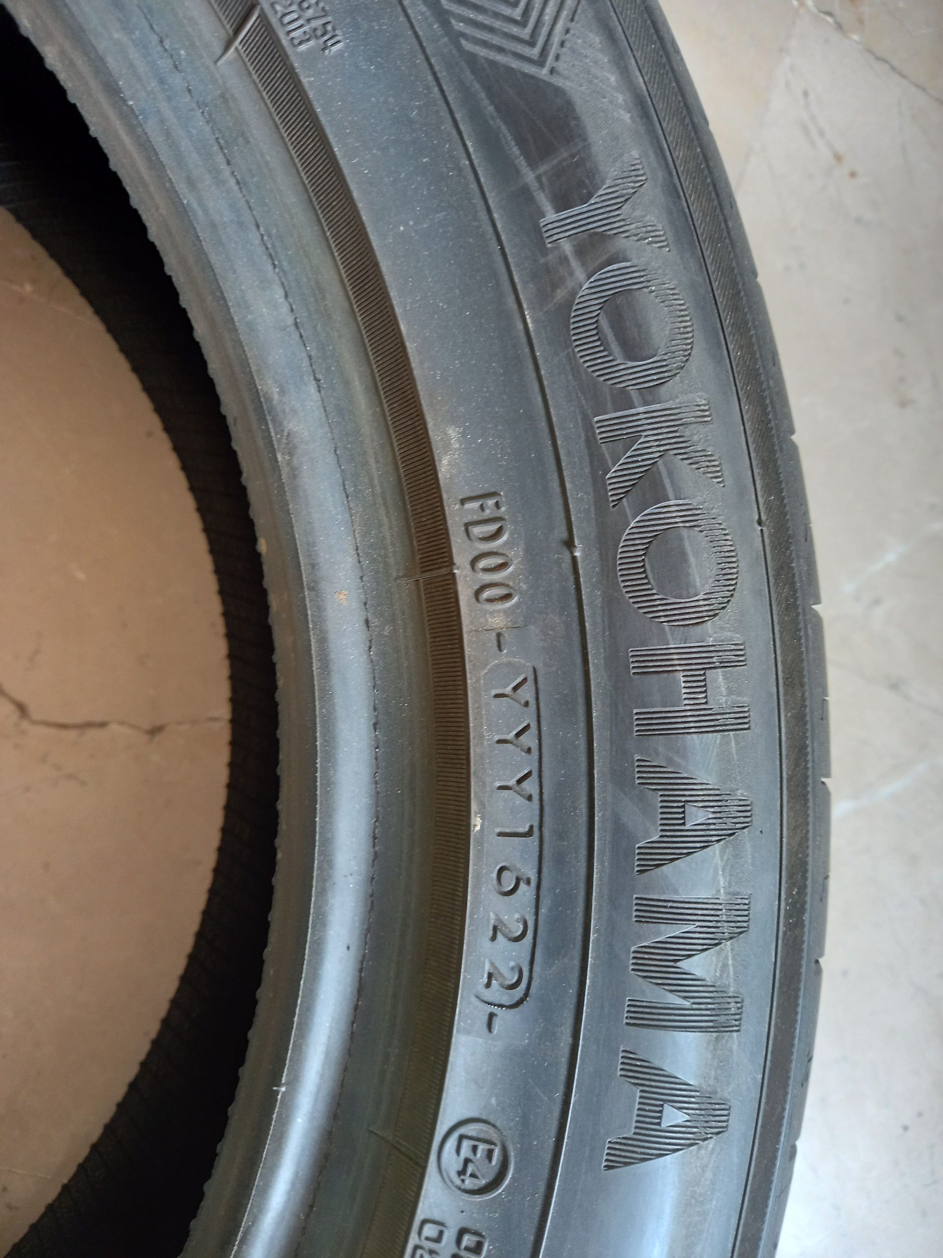 YOKOHAMA ( 2 TYERS FOR SALE) Size ( 225/ 55/ R18 ) by Mohammad Ali