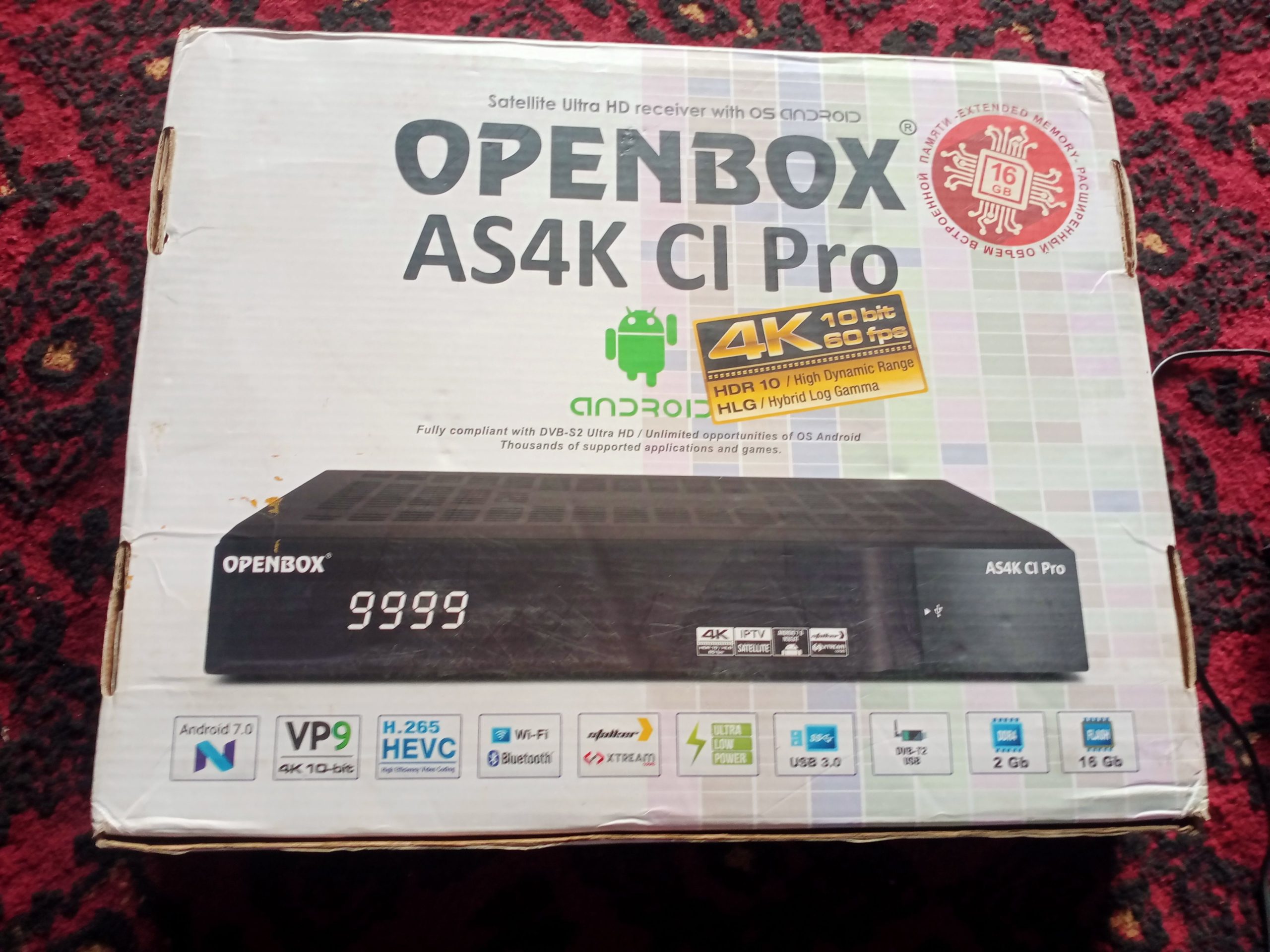 Openbox as4k ci fro Full 4K Android Receiver by JAVED KHAN
