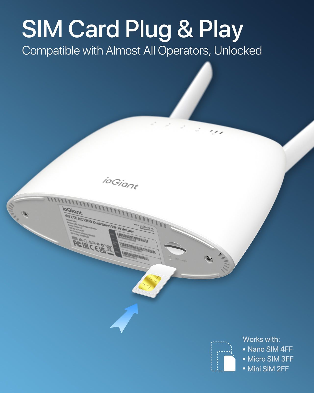 4g sim wifi router 1200mbps by Ebad rehman
