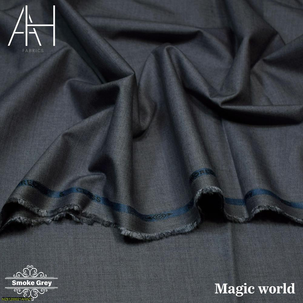 Men’s Unstitched Wash and Wear Textured Suit by Zaeem Gul