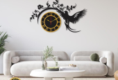 Beautiful drops design MDF Wall Clock by Muzammil Tahir