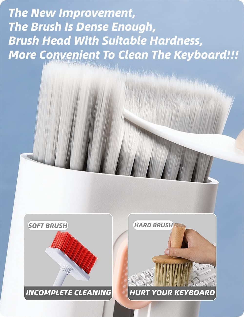 7-in-1 Computer Keyboard Cleaning Brush Toolkit by Muhammad Usman Shaikh