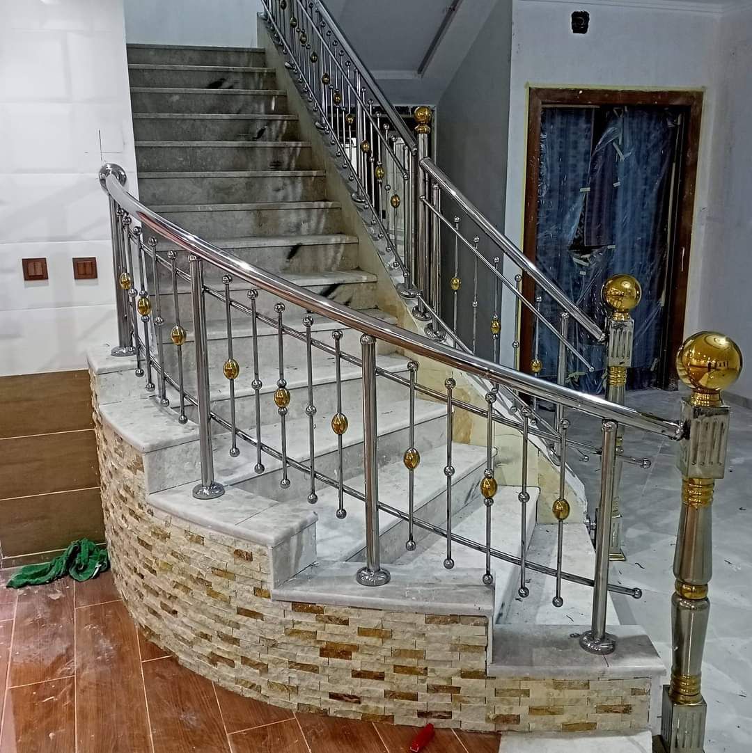 Steel Railing And Fiber Glass shade by Ibrahim Bin Sikander