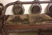 Wood Sofa Set 5 Seater by Shahzeb Yaqoob