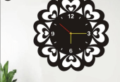 MDF Wood Wall Clock by Ahad Jain
