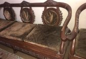 Wood Sofa Set 5 Seater by Shahzeb Yaqoob
