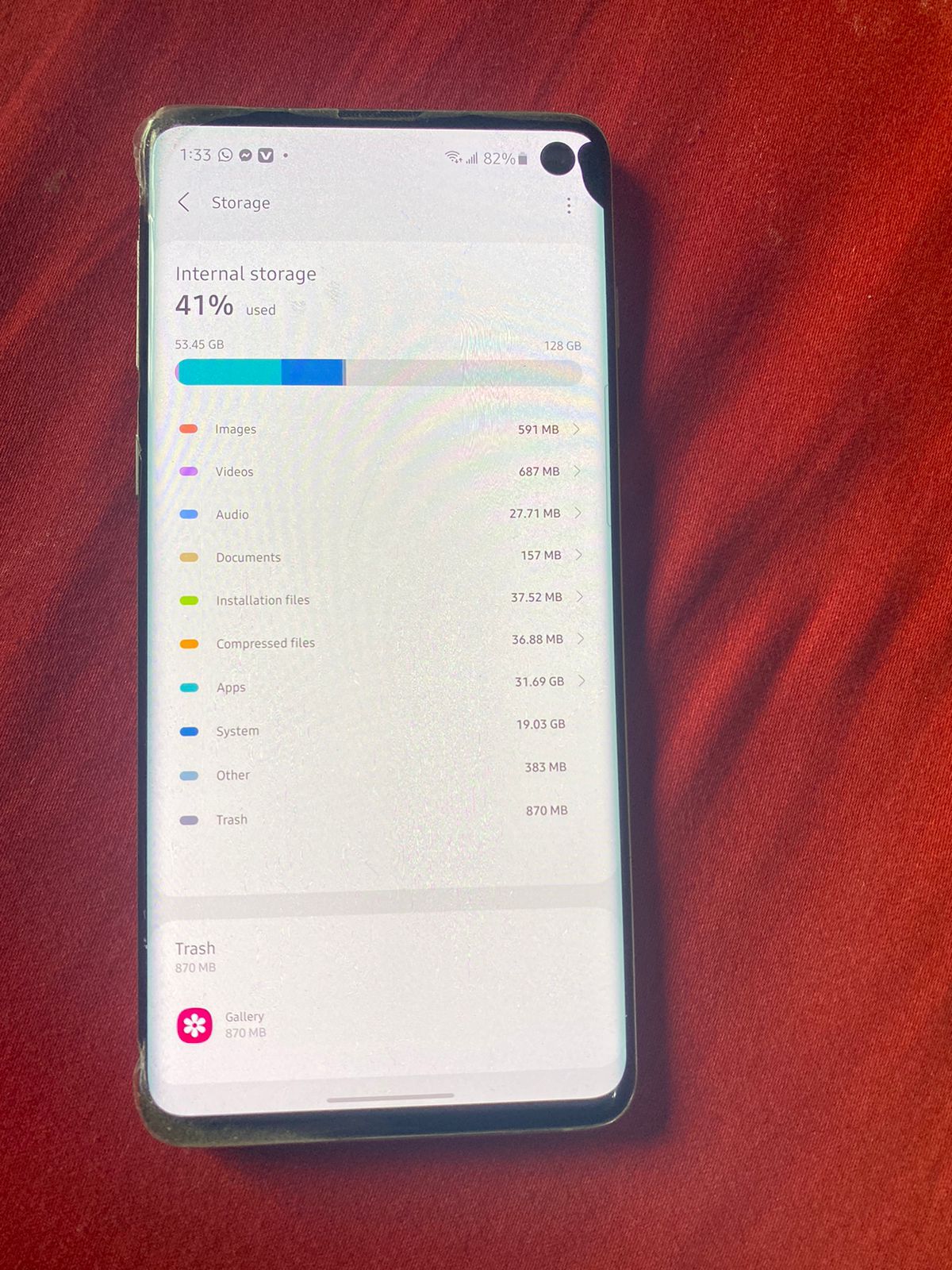 Samsung Galaxy S10 4G NON PTA 8GB 128GB by Muhammad Usman Shaikh