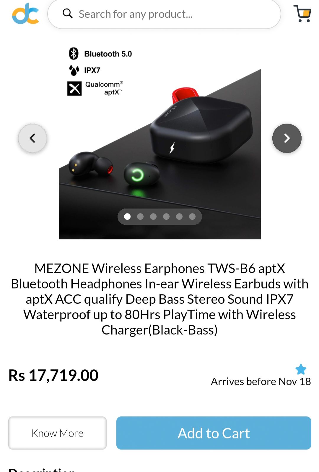 Bluetooth deeper wireless with fun charger original brand in Dubai by Irtazajaan Irtazajaan