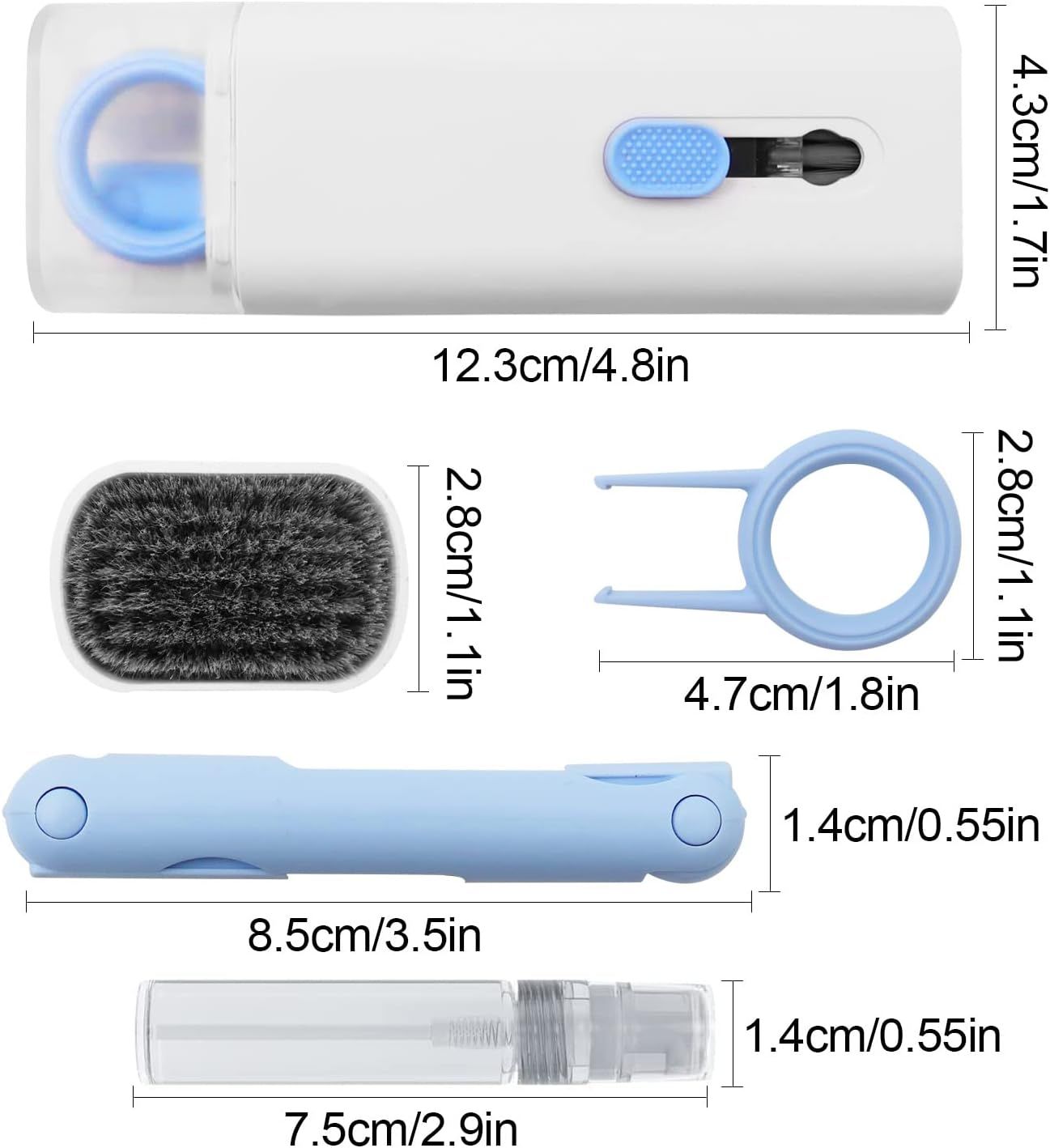 7-in-1 Computer Keyboard Cleaning Brush Toolkit by Muhammad Usman Shaikh