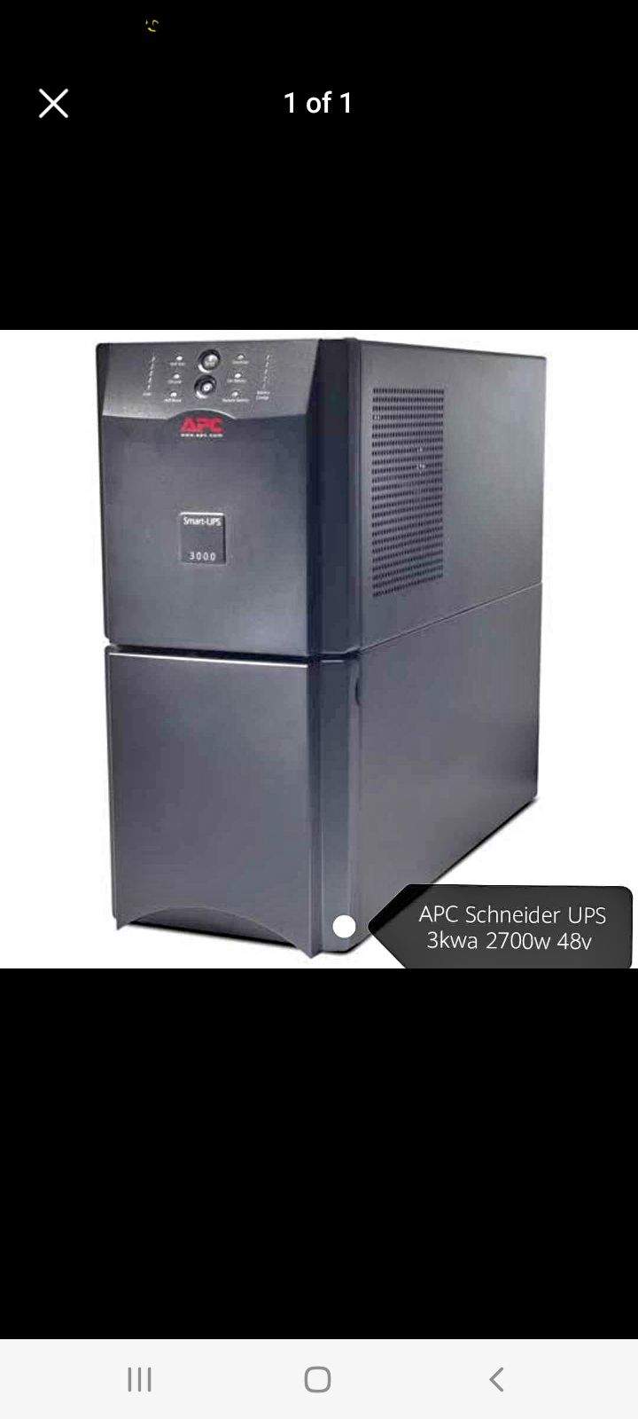 APC SMART UPS FOR SALE = 3000VA / 48V/2700 WATTS ۔۔ by Mohammad Ali