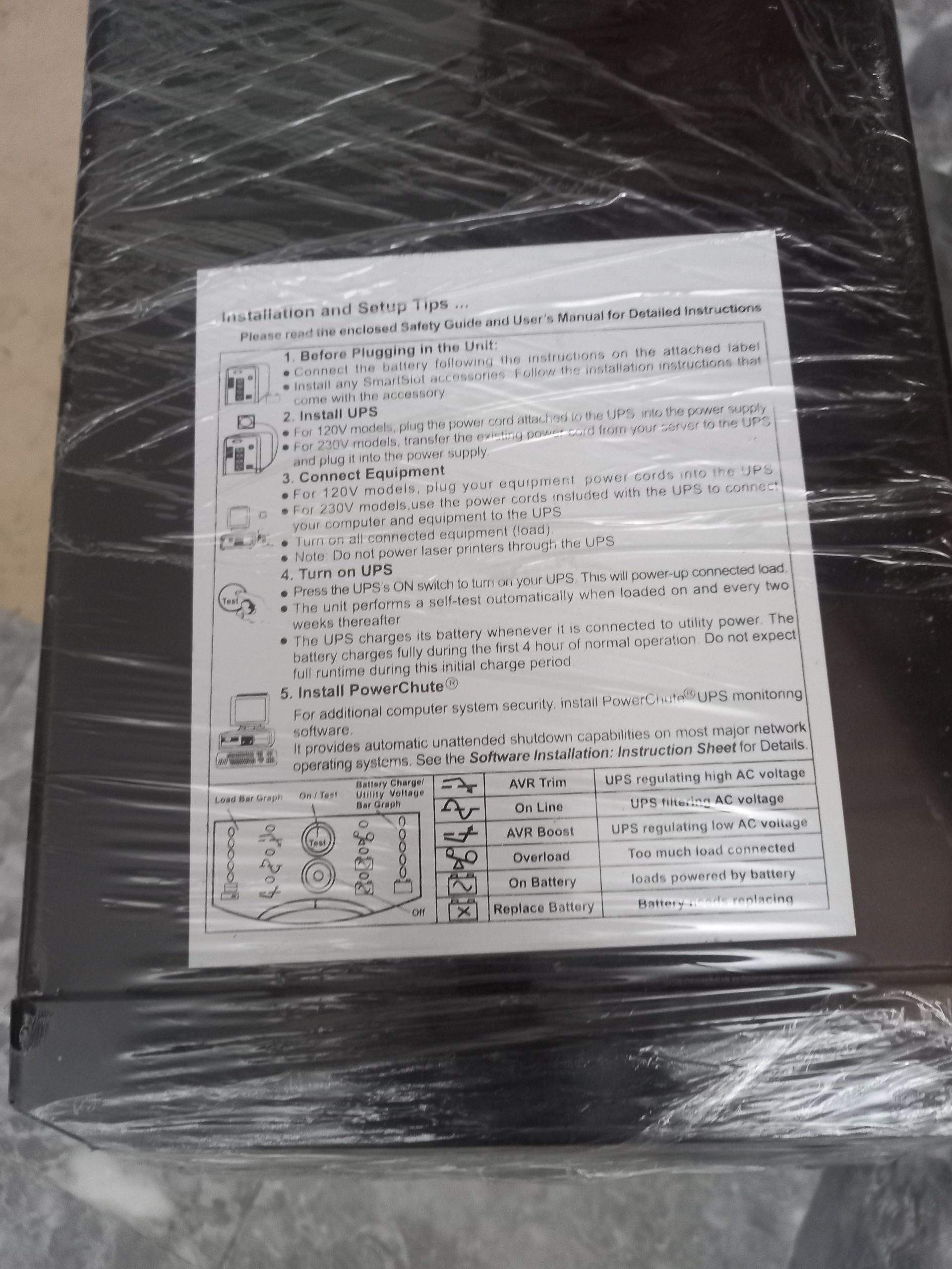 APC SMART UPS FOR SALE = 3000VA / 48V/2700 WATTS ۔۔ by Mohammad Ali