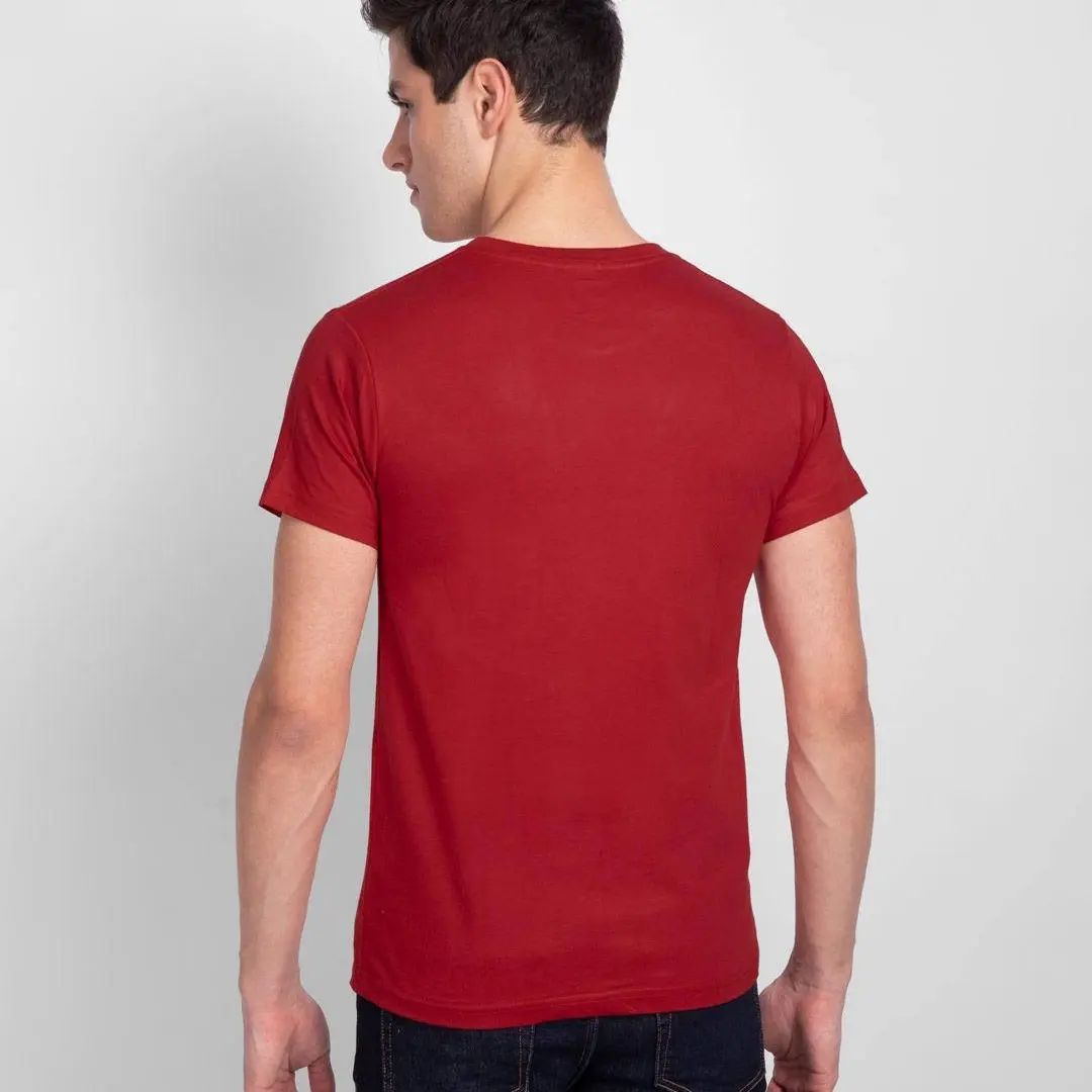 Men’s Stitched Round neck T shirt by Sahil Ahmad