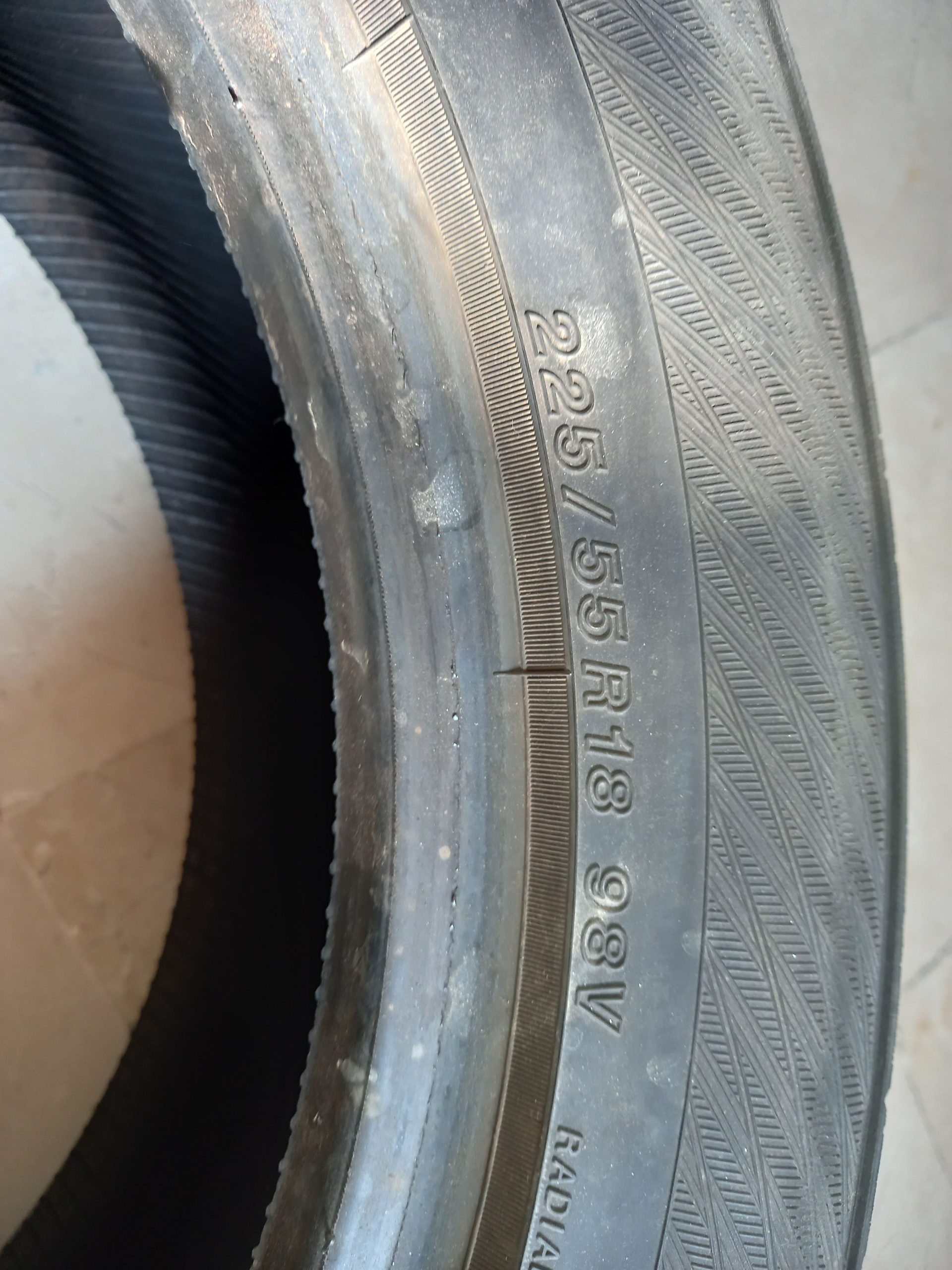 YOKOHAMA ( 2 TYERS FOR SALE) Size ( 225/ 55/ R18 ) by Mohammad Ali