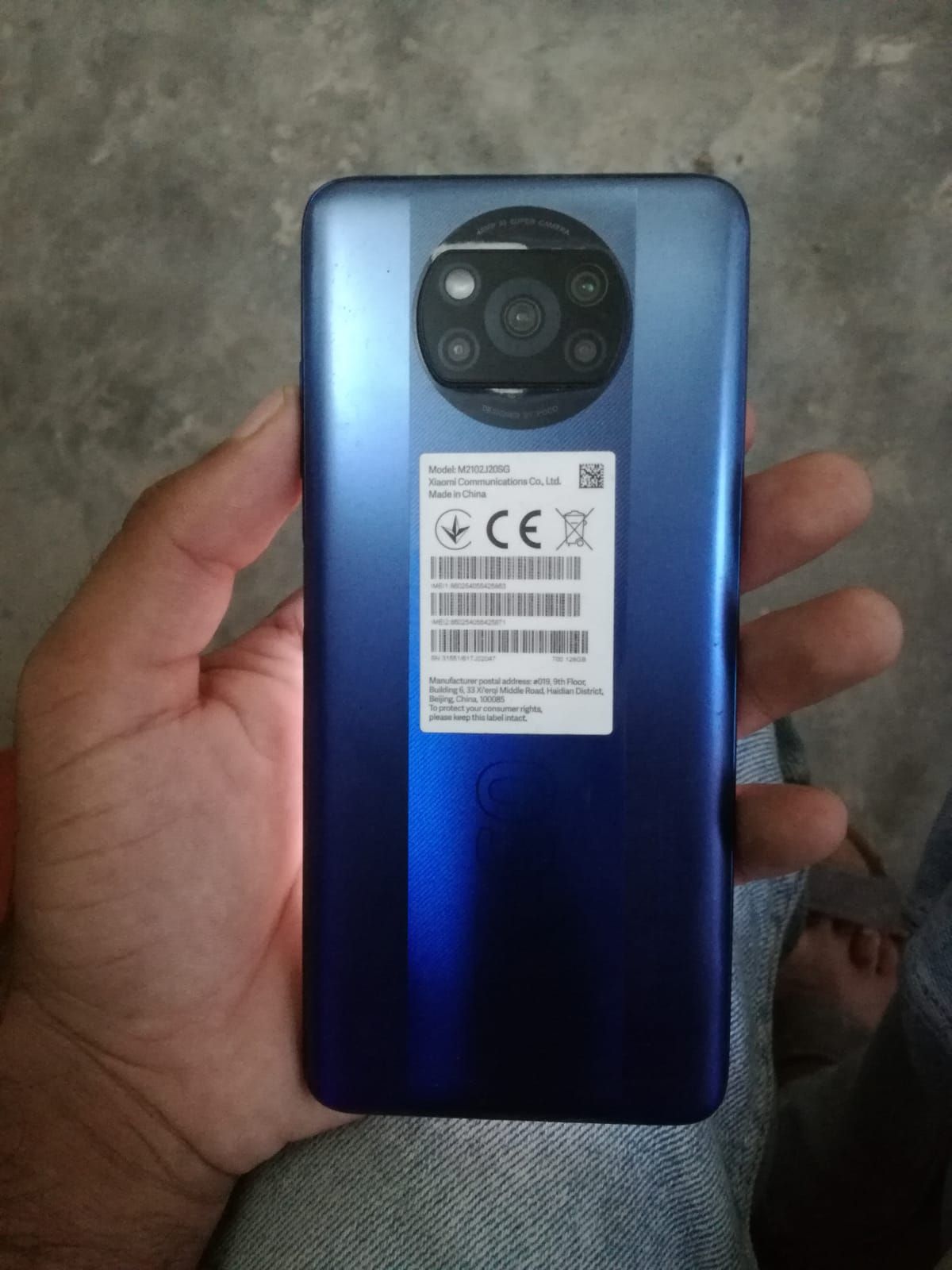 Poco x3 Pro 6gb 128gb water pack pta official approved by Rana Naeem