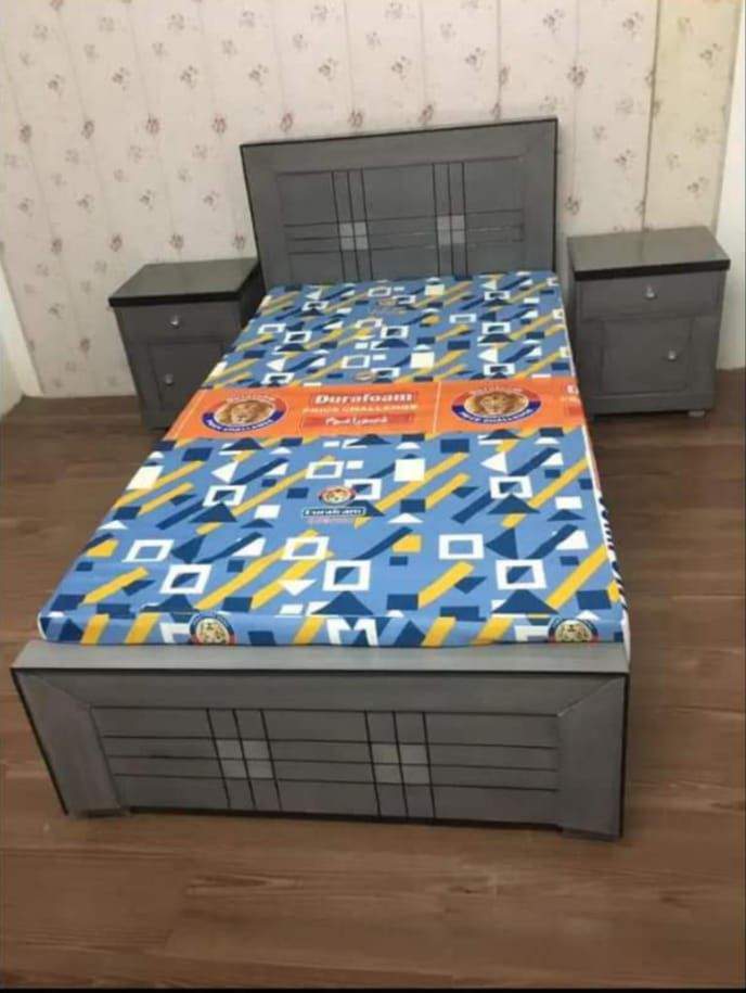 Single Bed Simple Design Sale New by Zeshan Wood Furniture