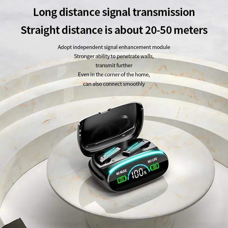 M39 Ear Buds: 12-Hour Playback, Touch Controls, IPX7 Waterproof by Huraira Mughal