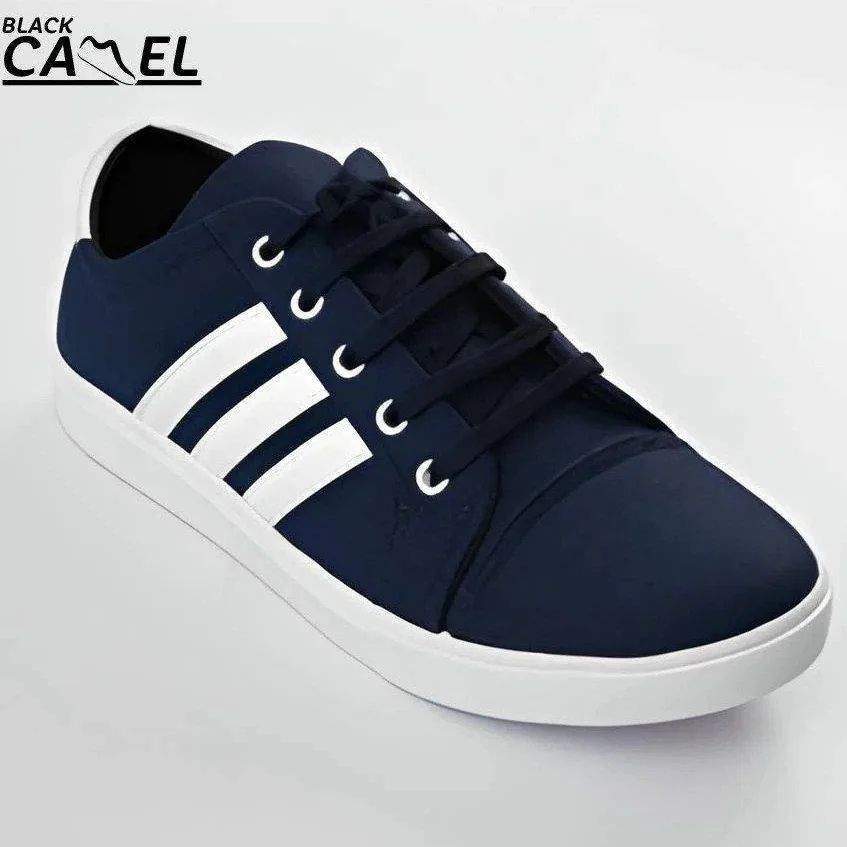 BLACK CAMEL PLEVEN SNEAKERS, NAVY BLUE by Ayesha Saleem