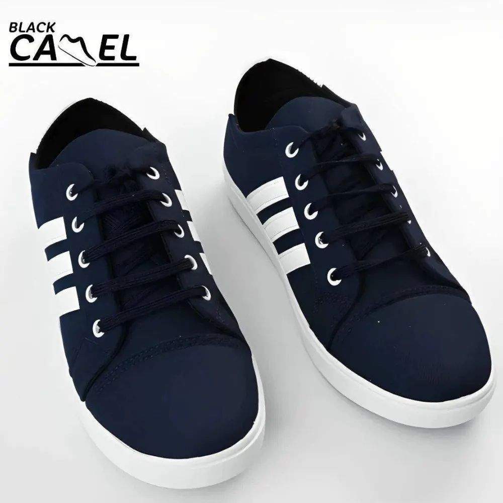 BLACK CAMEL PLEVEN SNEAKERS, NAVY BLUE by Ayesha Saleem