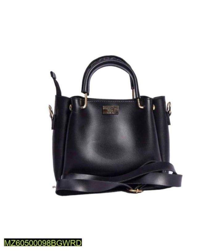 Women’s PU Leather Plain Hand Bag by abubakar