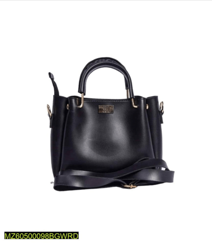 Women’s PU Leather Plain Hand Bag by abubakar