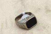 GRAPHIC GENTS RING REAL STONE by Ayesha Saleem