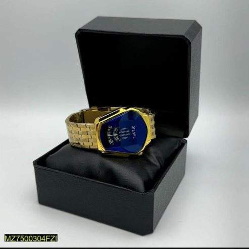 Men’s stainless steel formal watch by Tayyab Azeem