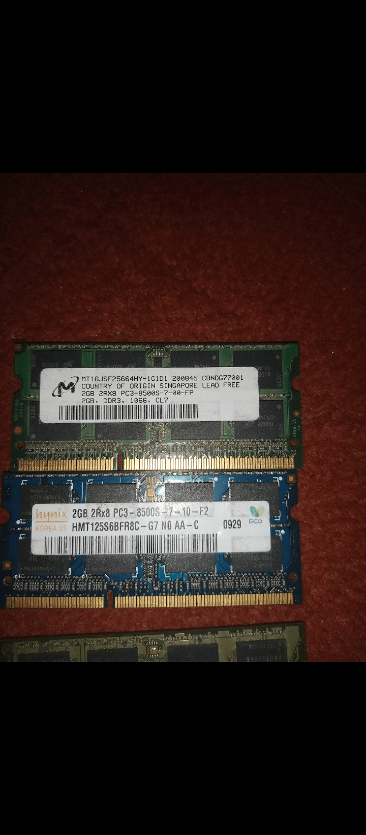 Laptop Rams Ddr3 2Gb and 4Gb Avail in Wholesale by Rameez Raja Rameez Raja