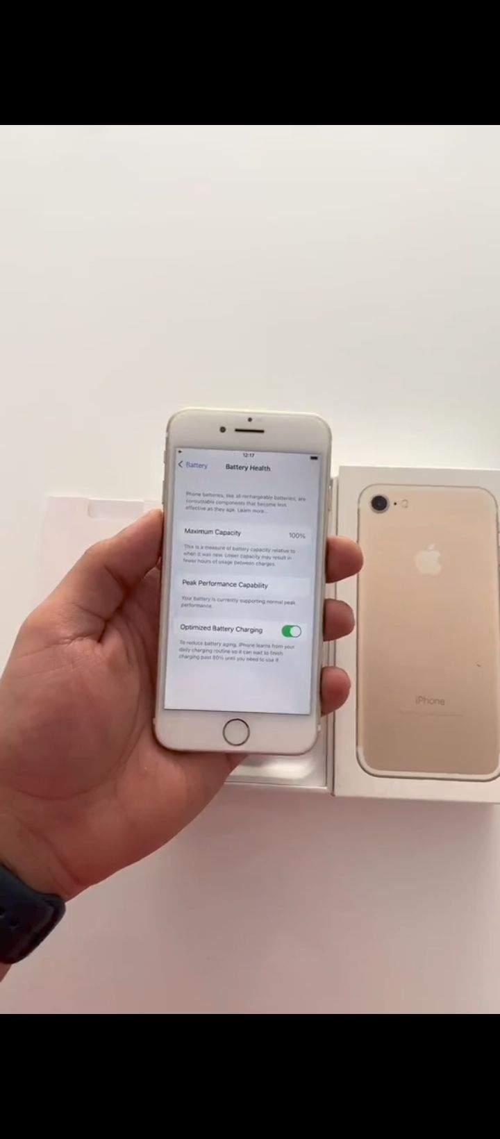 Iphone 7 128 GB PTA approved complete box 03018177565 whatsapp only by Sonya Jani