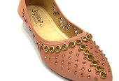 Women’s Rexine casual pumps by Muhammad Afaq