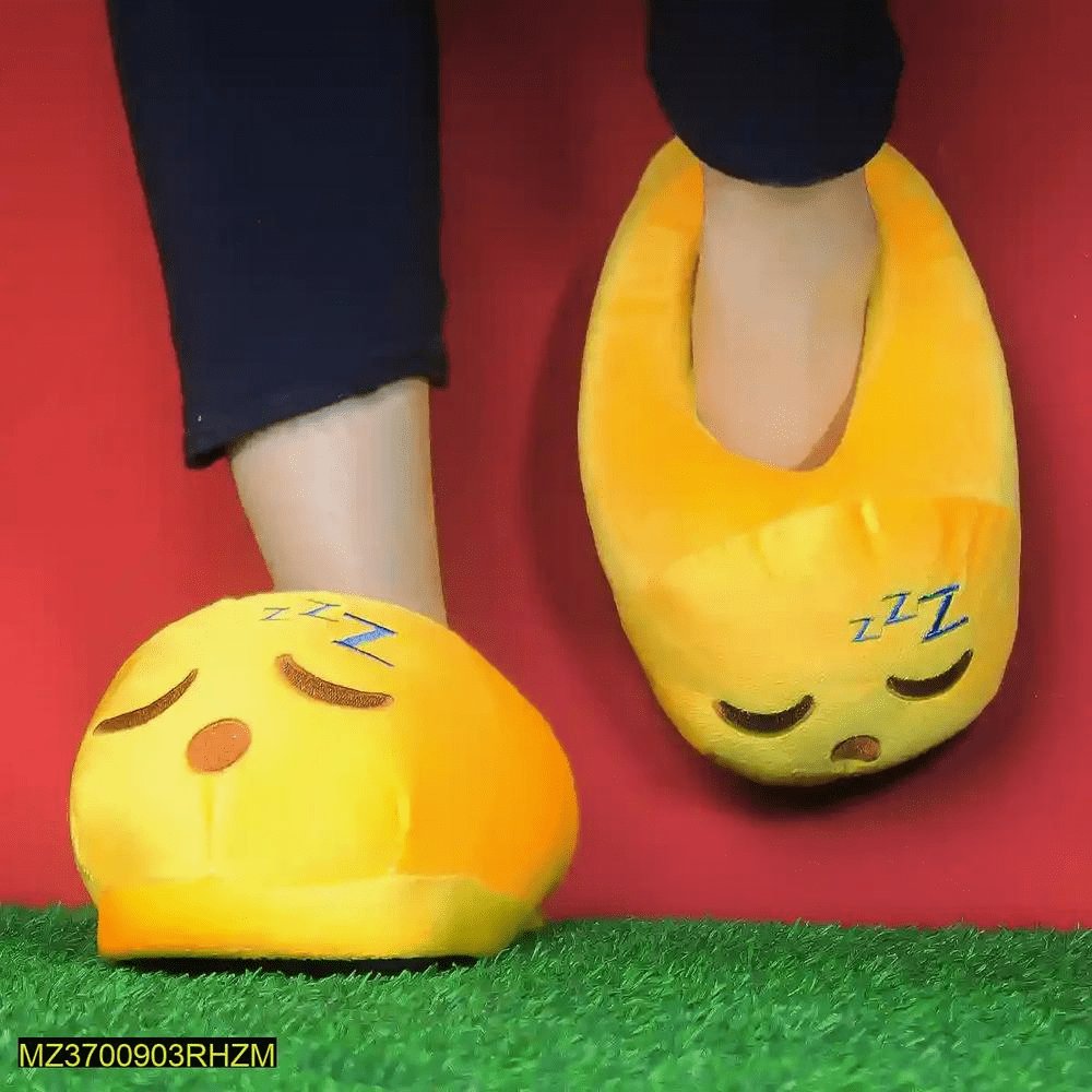Women’s emoji slippers warm nd comparable by Hooriya Baloch