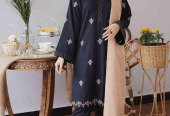  3 Pcs Women Unstitched Dhanak Embroidered Suit … Free home delivery by Muhammad Maqbool