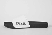 Black Camel Tessel Slide Slipper For Men by Waleed Hassan
