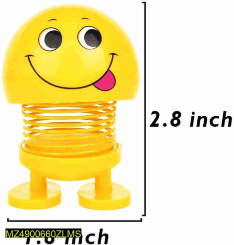 6 PCs Emoji shaking head spring doll by Hooriya Baloch